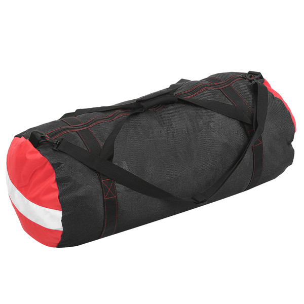 Diving Storage Mesh Shoulder Bag Pack Handbag Equipment for Flipper Wet Clothes PVC OxfordBlack