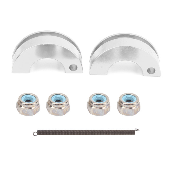 Alloy Aluminum RC Shoe Clutch with Spring Upgrade Parts for HSP 1/10 94122 94188 RC CarSilver