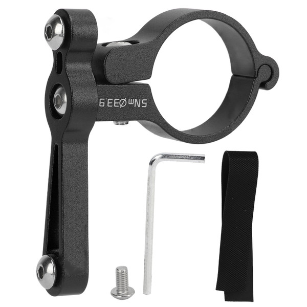 Bicycle Water Cup Holder Base 33.9mm Aluminum Alloy Bottle Cage Mountain Bike Adjustable Conversion BaseBlack