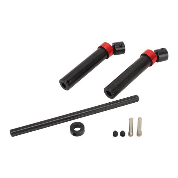 RC Steel Drive Shaft for Axial SCX10 90046 for Tamiya CC01 1/10 RC Car Crawler 143‑220mm Black