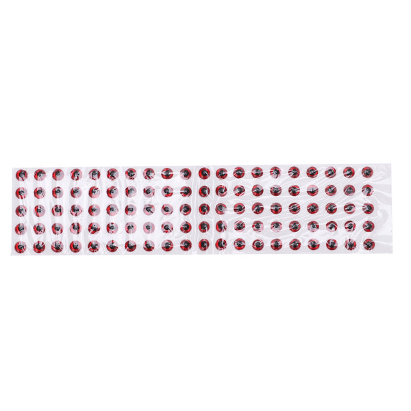 100Pcs Fish Eyes Durable 3D Round Soft DIY Lightweight Delicate Fishing Lure EyesRed