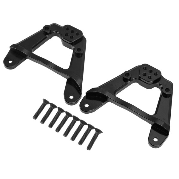 RC Rear Shock Bracket Replacement Adjustable Aluminium Alloy Rear Shock Tower for Axial 1/6 SCX6Black