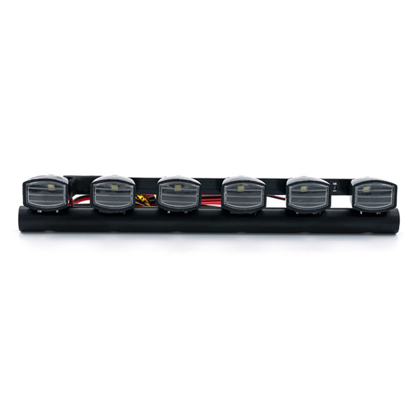 LED Light Roof Lamp Accessories Kit 6 Light Replacement for 1/10 Traxxas TRX-4 Trx4 Axial SCX10 90046 RC4WD D90 KM2