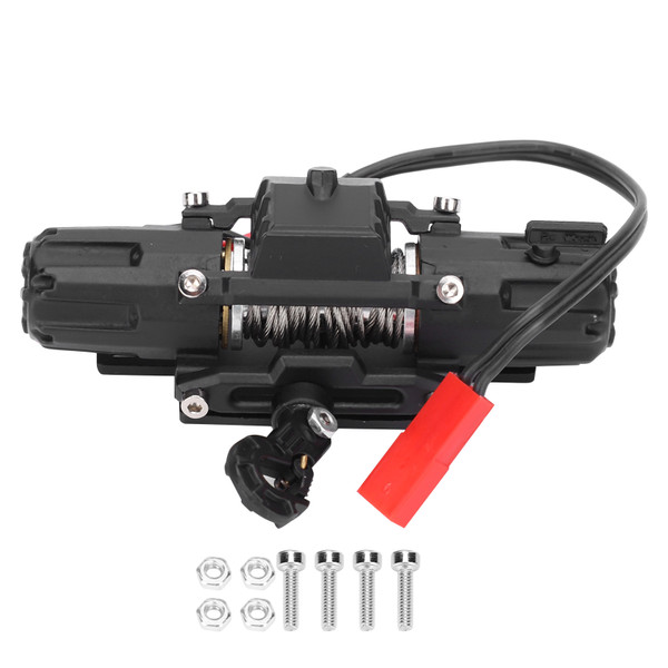 RC Dual Motor Winch Upgrade Part Accessory Fit for SCX10 90046 D90 1/10 RC Car Model
