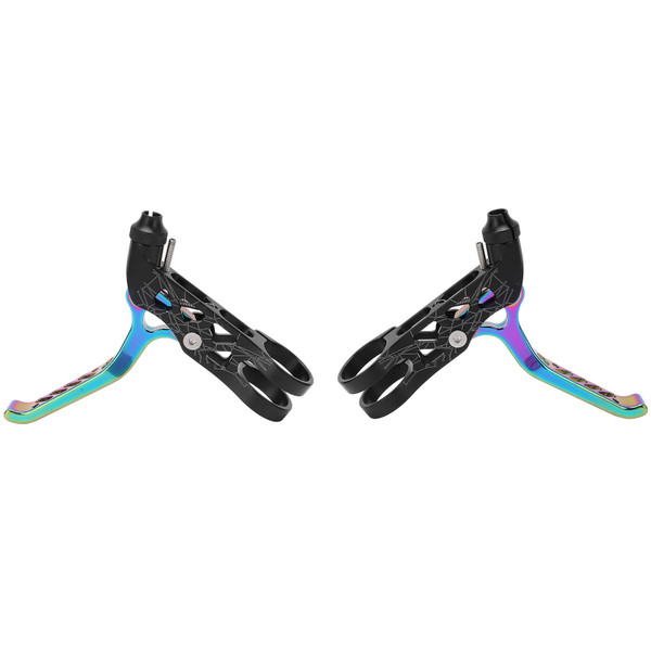 MEIJUN 1Pair Bike Brake Levers Aluminum Alloy Bicycle Brake Handle for Brompton 3sixty Mountain BikeColorful