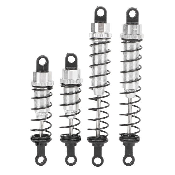 RC Shocks Damper Front Rear Spring Shock Absorber Aluminum for WLtoys 12428 1/12 Model VehicleSilver