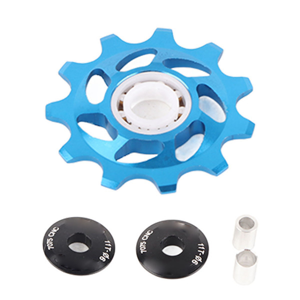 11T Jockey Wheel Rear Derailleur Pulley for Mountain Bike Bicycle Replacement Parts(Blue)