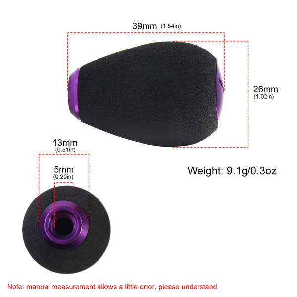 Fishing Reel Handle Knob EVA Baitcasting Reel Handle Knob Trolling Reel Handle Accessory Ultralight Fishing Tackle Tools