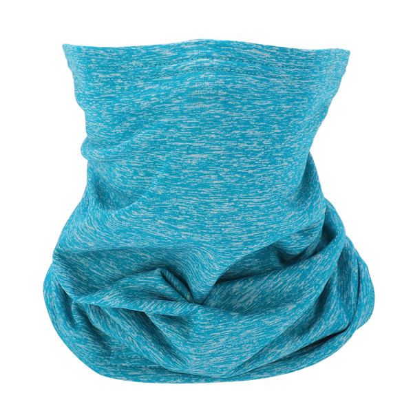 Winter Nylon Neck Warmer Multifunction Outdoor Sports Thicken Headwear Face Scarf for CyclingBlue