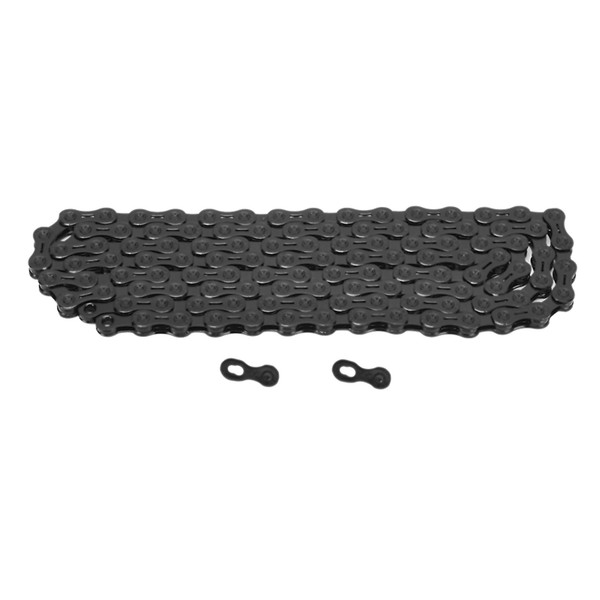 11 Speed Bike Chain Ultralight Bicycle Chain Accurate Matching Mountain Bike Chain with Buckles Half Hollow Easy To Install Black