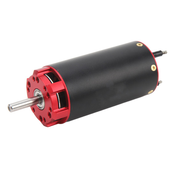 2 Poles Sensorless Brushless Motor 1800W 1730KV High Efficiency RC Car Motor for 1/10 Speed Modified RC Car Boat