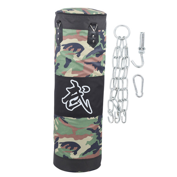 Professional Boxing Sandbag Hanging Type Thicken Training Punching Bag for Fitness Roomgreen hollow 100cm