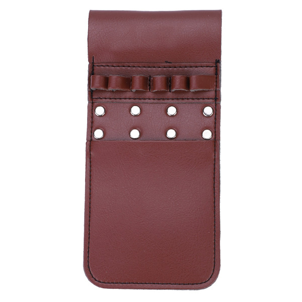 Portable Pocket Quiver PU Leather 6pcs Arrow Waist Holder Bag Bow Archery Equiptment(Brown)