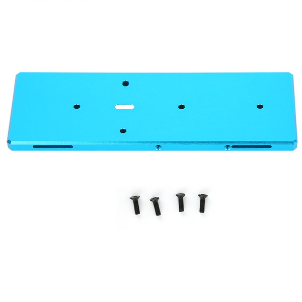 RC Battery Tray with Screw Replacement Accessory Fit for RGT EX86100 1/10 RC CarBlue 680022B
