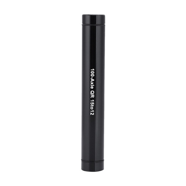 Bicycle Bike Thru Axle Hub Adapter 15mm to 12mm Quick Release Skewer Black