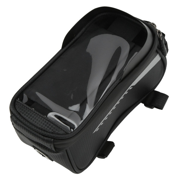 Waterproof Bike Front Frame Bag Riding Touch Screen Phone Bag for Phones Below 16.5cm/6.5in