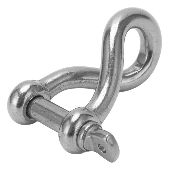 10mm Twisting Shackle Stainless Steel Screw Pin Anchor Shackle for Marine Yachting M10