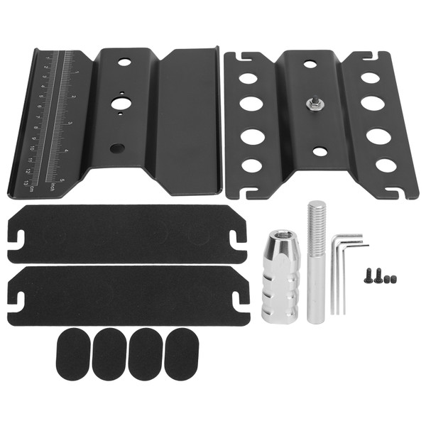 Multifunctional Aluminum Alloy RC Repair Station Extended Repair Station for RC Cars(Black )