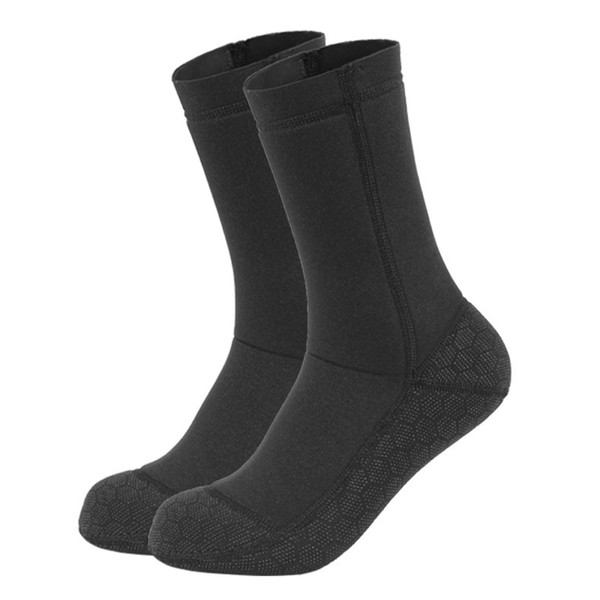 3MM Neoprene Wetsuit Socks Warm Scuba Diving Socks Winter Beach Booties Shoes Anti-Slip Surfing Socks Thermal Boots for Spearfishing Swimming Rafting Snorkeling Sailing