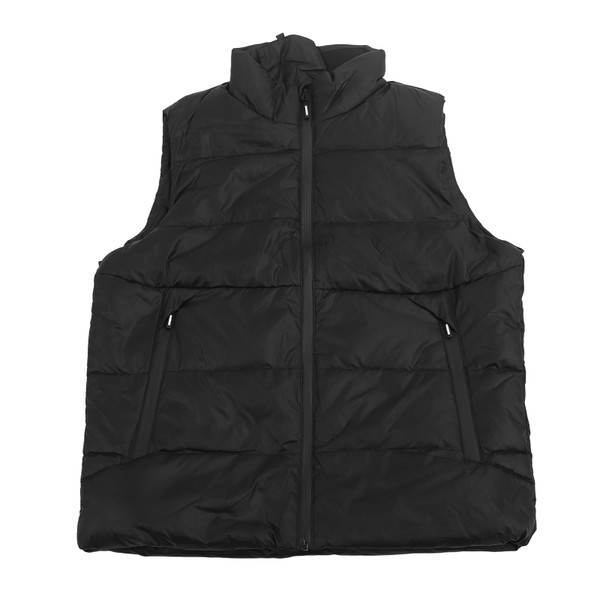 Heated Down Vest USB Electric Heated Jacket Vest for Men Women Winter Cycling Fishing Skiing Hiking Travel Hunting Camping Climbing Black 2XL