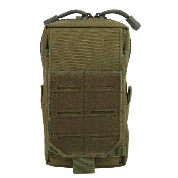 Military Mobile Phone Pouch Cell Phone Utility Waist Bag with Card Slot EDC Men Vest PackMilitary Green