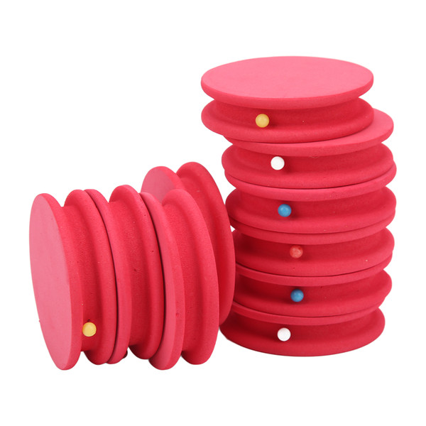 10pcs Fishing Foam Spools Multipurpose EVA Foam Fishing Winding Board for Outdoor FishingPink