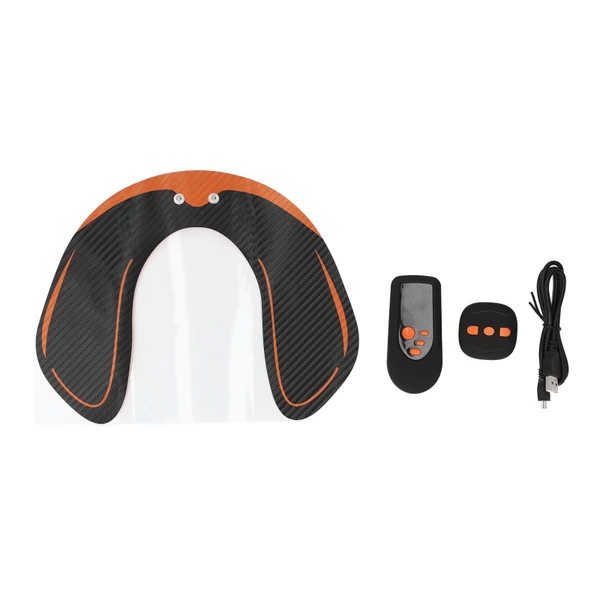 Hips Trainer 6 Modes 10 Level Strength Remote Control Vibration Massage Electronic Buttock Trainer for Men Women