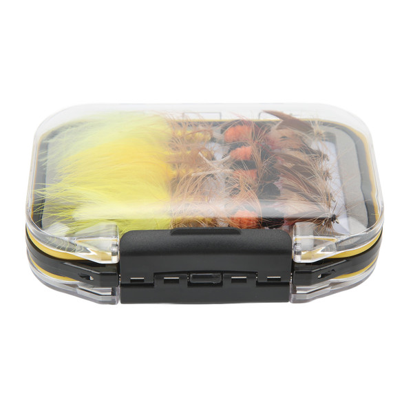 30Pcs Fly Fishing Flies Simulated Vibrant Colors Fly Fishing Lures Set for Outdoor Traveling