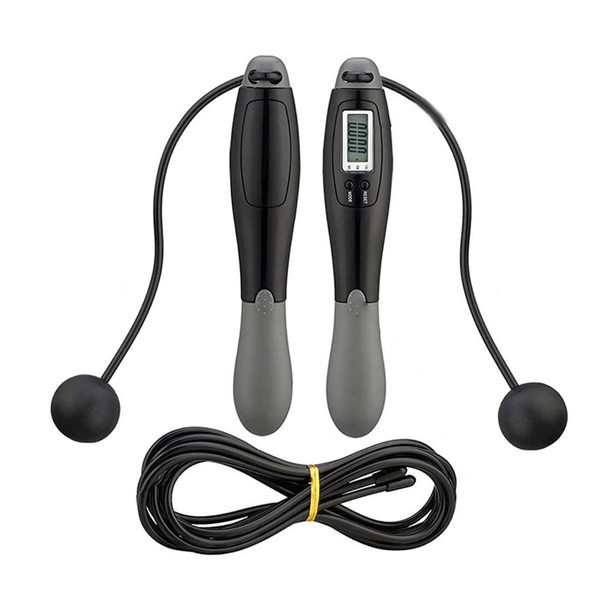 Digital Counting Speed Jumping Rope Dual Use Professional PVC Digital Jump Rope with Counter for Indoors Outdoors