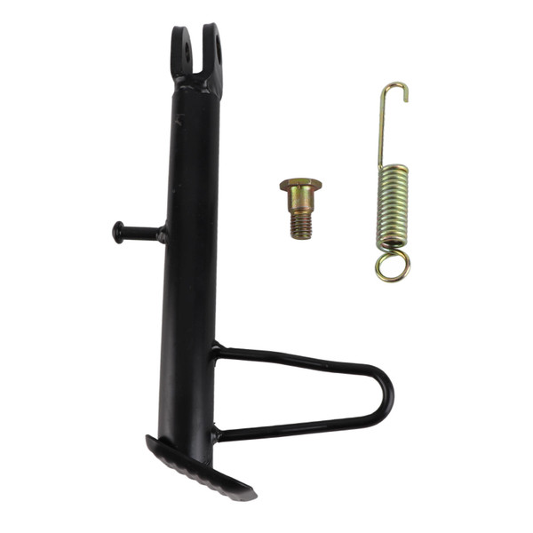 Motorcycle Kickstand Stainless Steel Black Nonslip Parking Foot Support for Scooter20cm