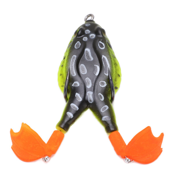 Thunder Frog Baits Floating Water Fishing Lures with Double Propellers Legs for Bass Snakehead Salmon Fishing3#