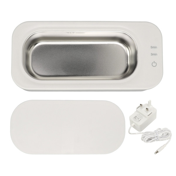 Jewelry Cleaner Machine Mini Portable Glasses Watch Makeup Brush Cleaner Machine for Home Travel UK Plug 100 to 240V