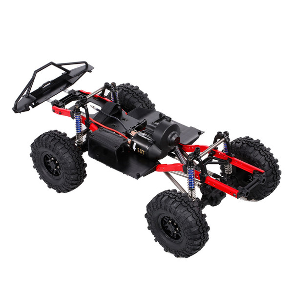 AUSTAR A2X-313C RC Car Chassis with Tires 275mm/10.8inch Wheelbase Chassis Frame 540 35T Motor for 1/10 RC Crawler Car Axial  SCX10 II RC Car