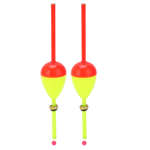 2pcs Fishing Floats and Bobbers Oval Stick Floats Weighted Slip Bobbers for Crappie Bass TroutHollow, 6x1.62x1.14 Inches