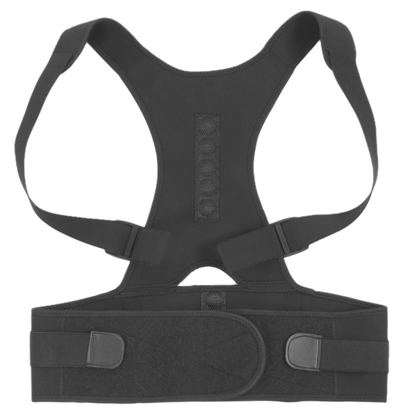 Magnet Posture Corrector Adjustable Back Brace Shoulder Support Belt for Men Women L Size