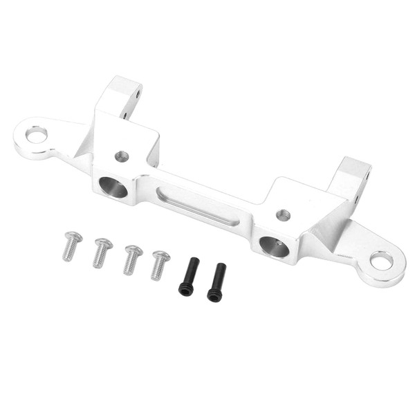 RC Rear Bumper Bracket CNC Aluminum Alloy Bumper Mount Stand for Axial 1/6 SCX6 RC VehicleSilver