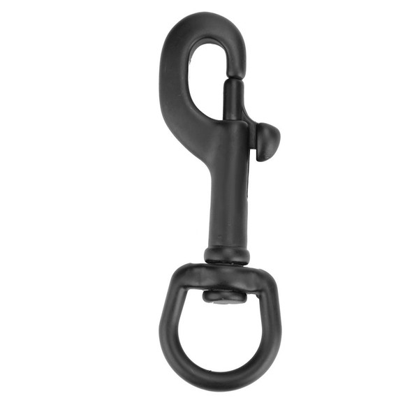 316 Stainless Steel  Hook Swivel Eye Snap Bolt Kit Scuba Diving Accessory (90MM, Black)