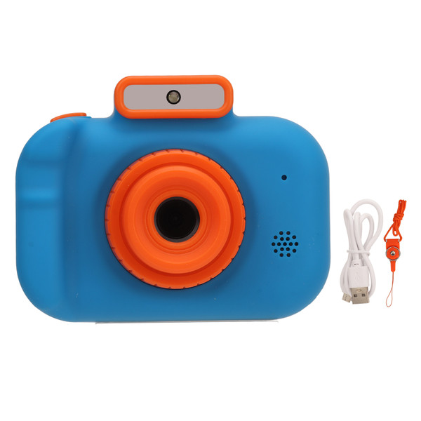Kids Camera HD 40MP Dual Camera 2.0inch IPS Display 600mAh Night Vision USB Rechargeable Children Digital Video Camera Blue