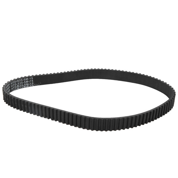 Plastic Driving Belt Band 535-5m-15 Accessory for E Scooter Electric Bike Black