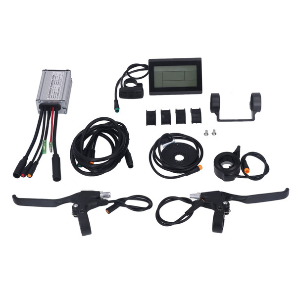 15A Electric Bike Motor Controller Waterproof LCD3 Panel Meter Electric Bike Controller Conversation Kit for Replacement