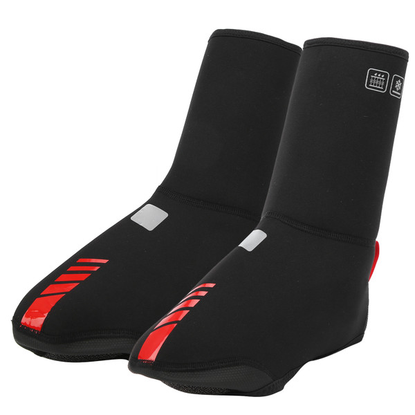Thickened Cycling Shoe Cover Protector for Riding Windproof Waterproof Fleece Keep WarmL