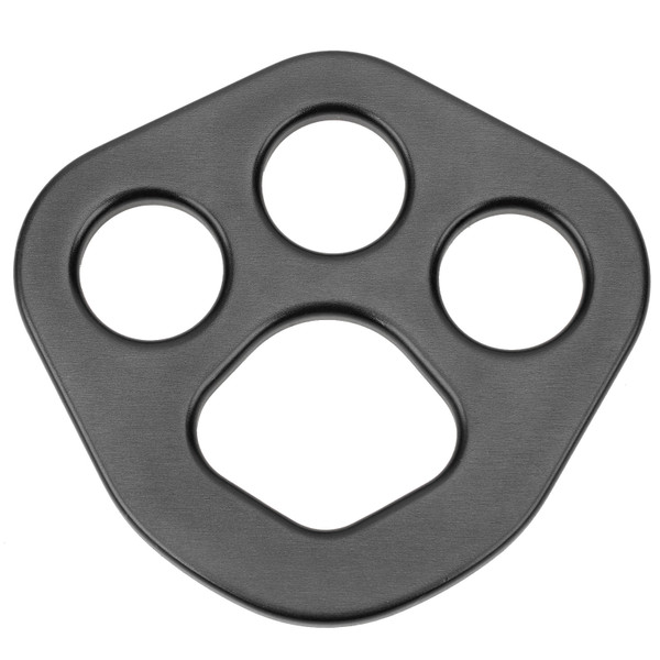 30KN 4 Holes Rigging Plate Rope Bearing Anchors Points Connector Climbing Gear Toolsblack