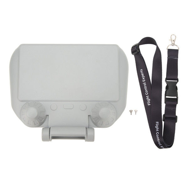2 in 1 Controller Protector Cover Sun Hood with Lanyard Neck Strap for DJI RC Remote Controller