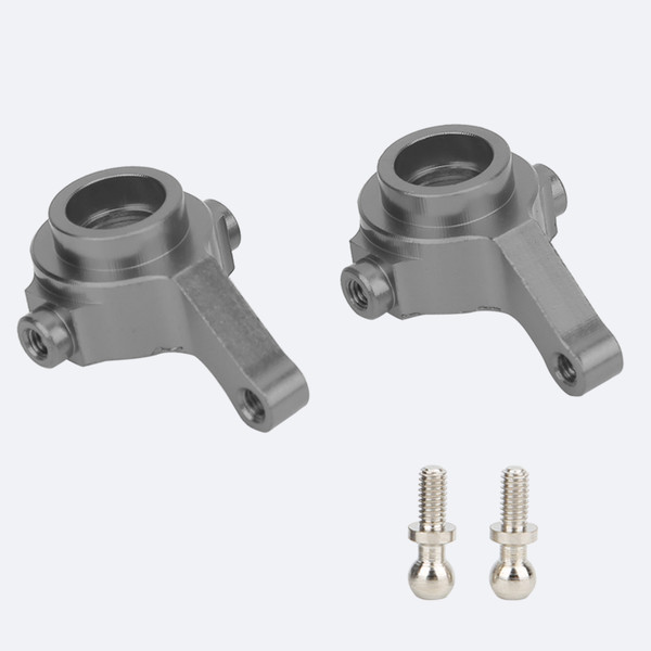 Aluminum Alloy Left/Right Steering Cup Replacement Parts Fit for WL A959 A979 A969 1/18 RC CarTitanium