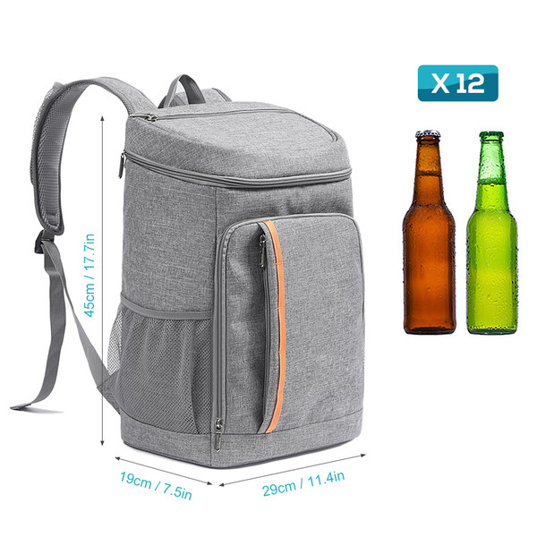 Cooler Backpack Waterproof Insulated Backpack Leak-Proof Grocery Cooler Bag for Men Women to Picnics Camping Hiking Beach Park or Day Trips