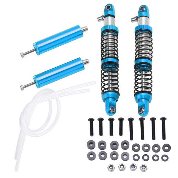 1 Pair Front Rear Shock Absorber RC Car Upgrade Parts for AXIAL SCX10 1/10 Remote Control CarBlue