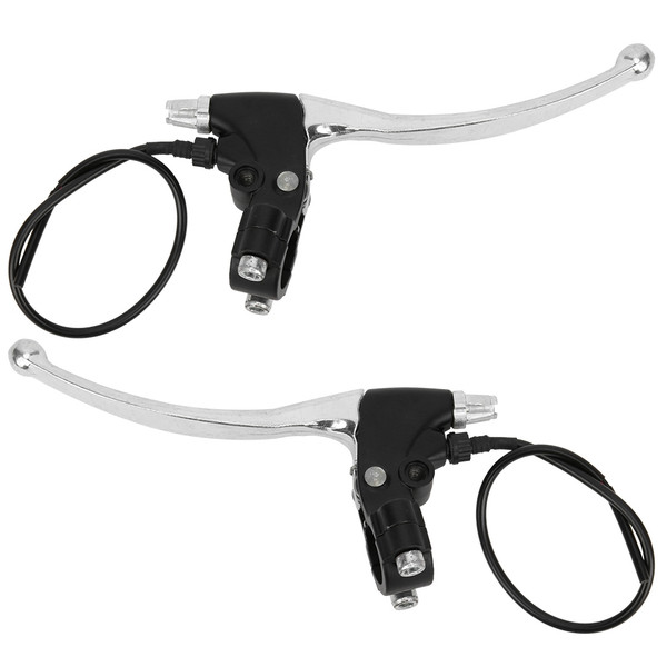 1Pair Electric Bicycle Universal Brake Lever All Aluminum Short Wire Handle Left and Right