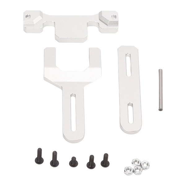 RC Shell Support Mount Aluminum Alloy CNC Machining Bracket Stand RC Car Repair Accessories for YK 4082 Silver