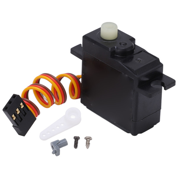 RC Micro Servo for WPL D12 RC Truck Anti Corrosion High Loads RC Digital Servo with Servo Arms Screws Micro Digital Servo