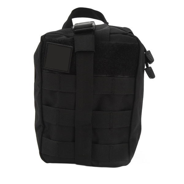 First Aid Bag Multifunctional Large Capacity Medical Pouch Emergency Survival Pouch for Outdoor Black